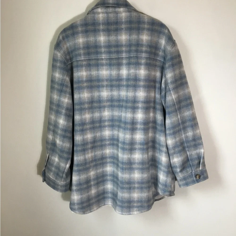 American‎ Eagle Outfitters Plaid Oversized Heavyweight Shacket